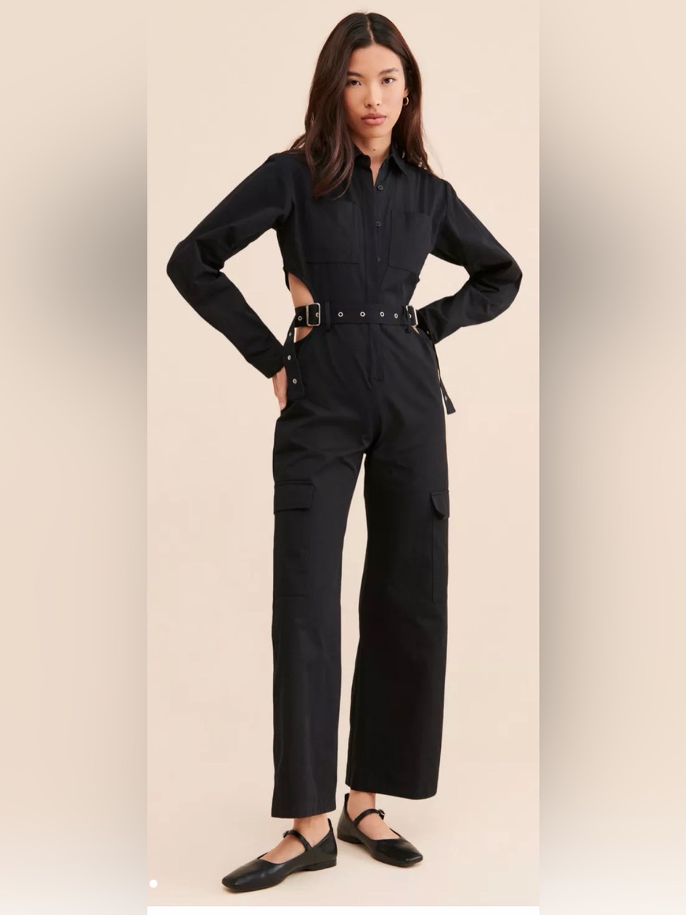 Ragged Priest Black Jumpsuit